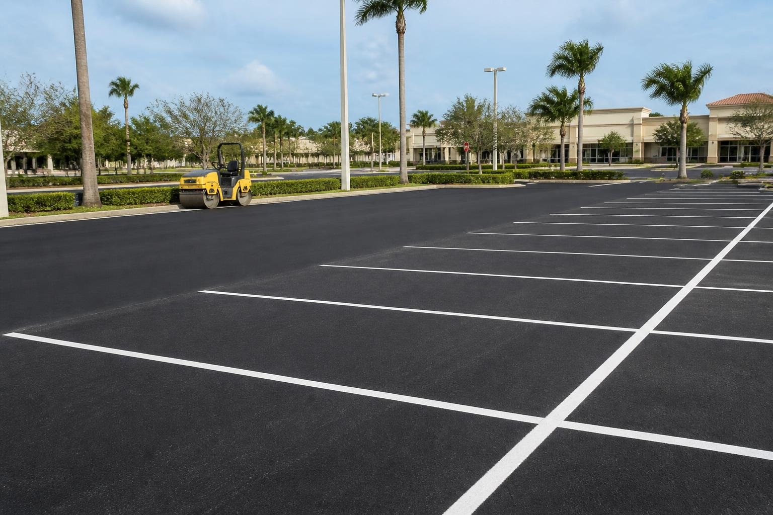 Asphalt Parking Lot services by South Florida Paving Inc.