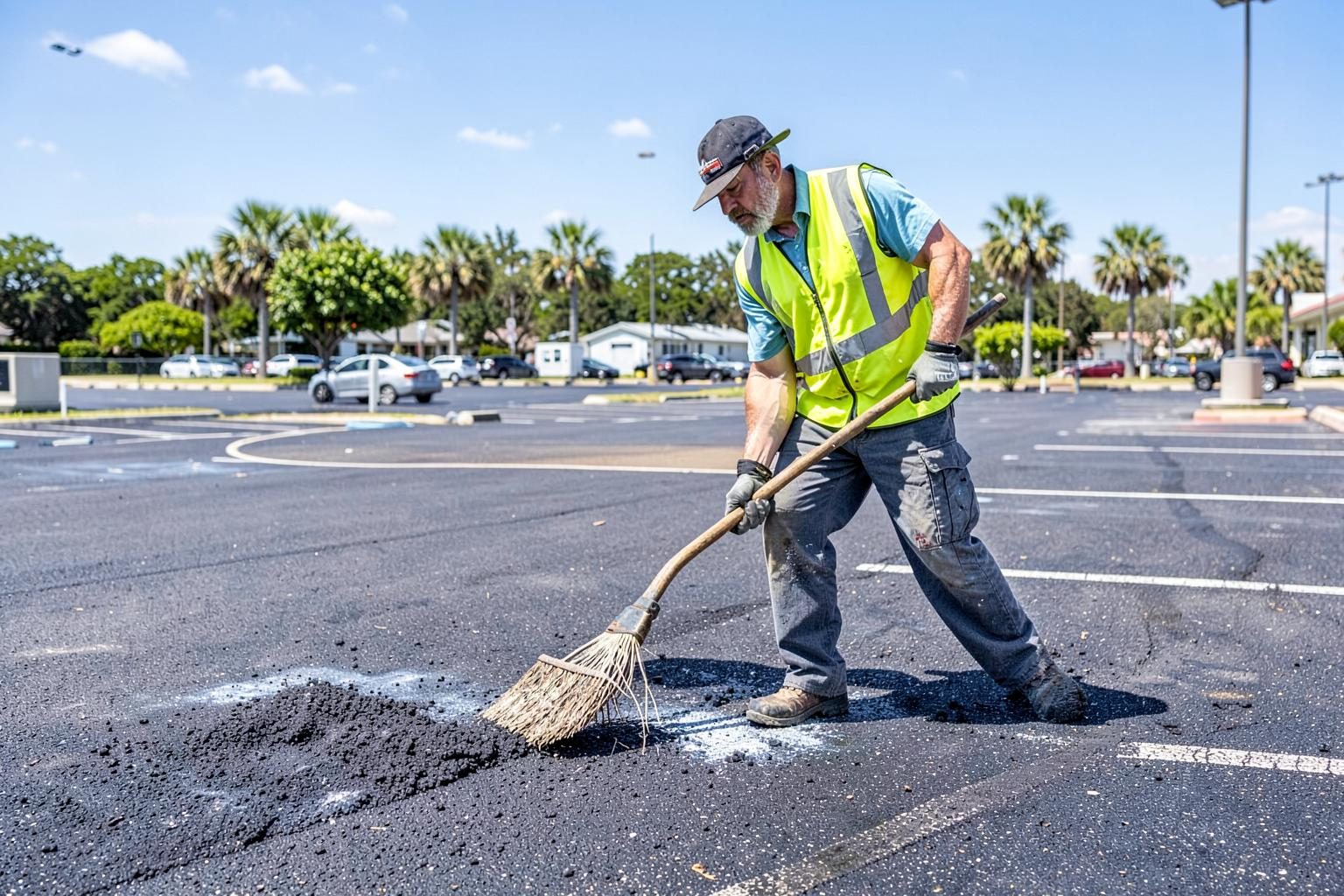 Delray Beach asphalt project photo 1 by South Florida Paving