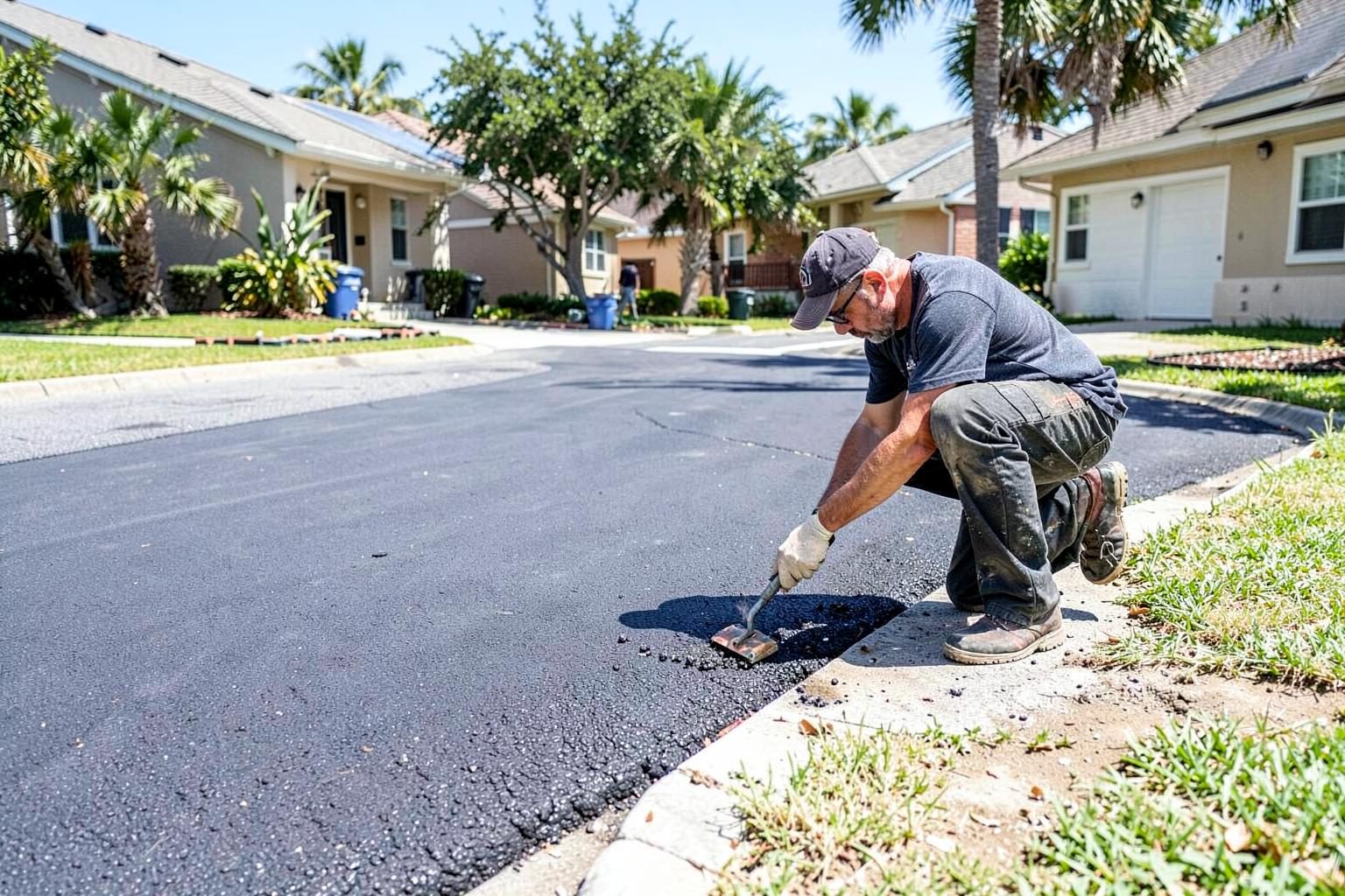 Parkland asphalt project photo 4 by South Florida Paving