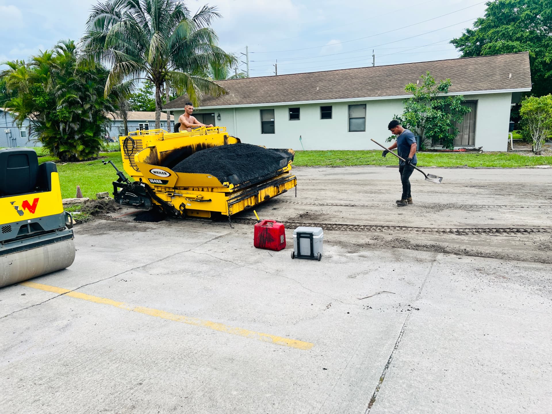Residential Asphalt Paving services by South Florida Paving Inc.