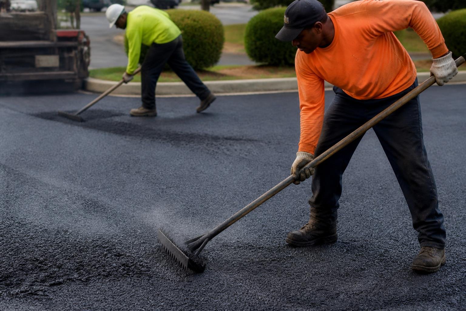 Davie asphalt project photo 2 by South Florida Paving