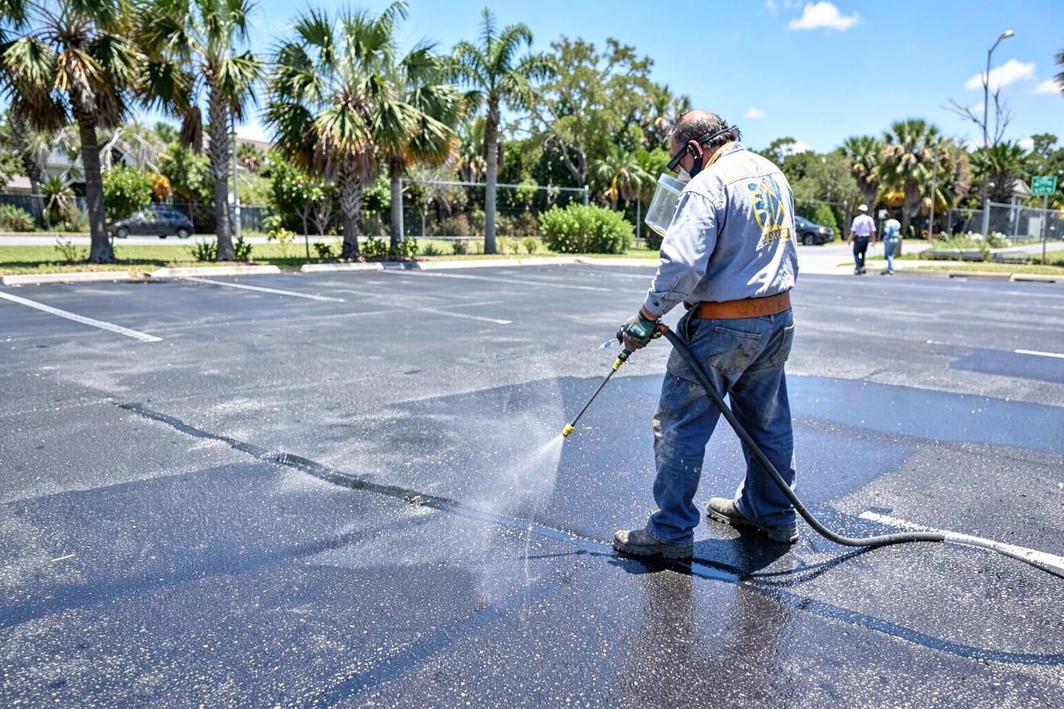 Delray Beach asphalt project photo 2 by South Florida Paving