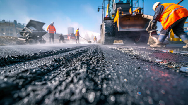 Lacoochee asphalt project photo 2 by South Florida Paving