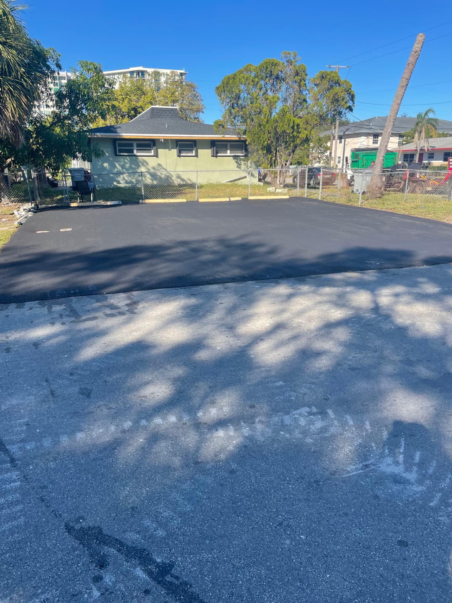 Asphalt Parking Lot project in Plantation, FL by South Florida Paving Inc.