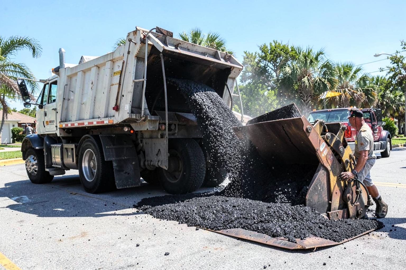 Parkland asphalt project photo 2 by South Florida Paving