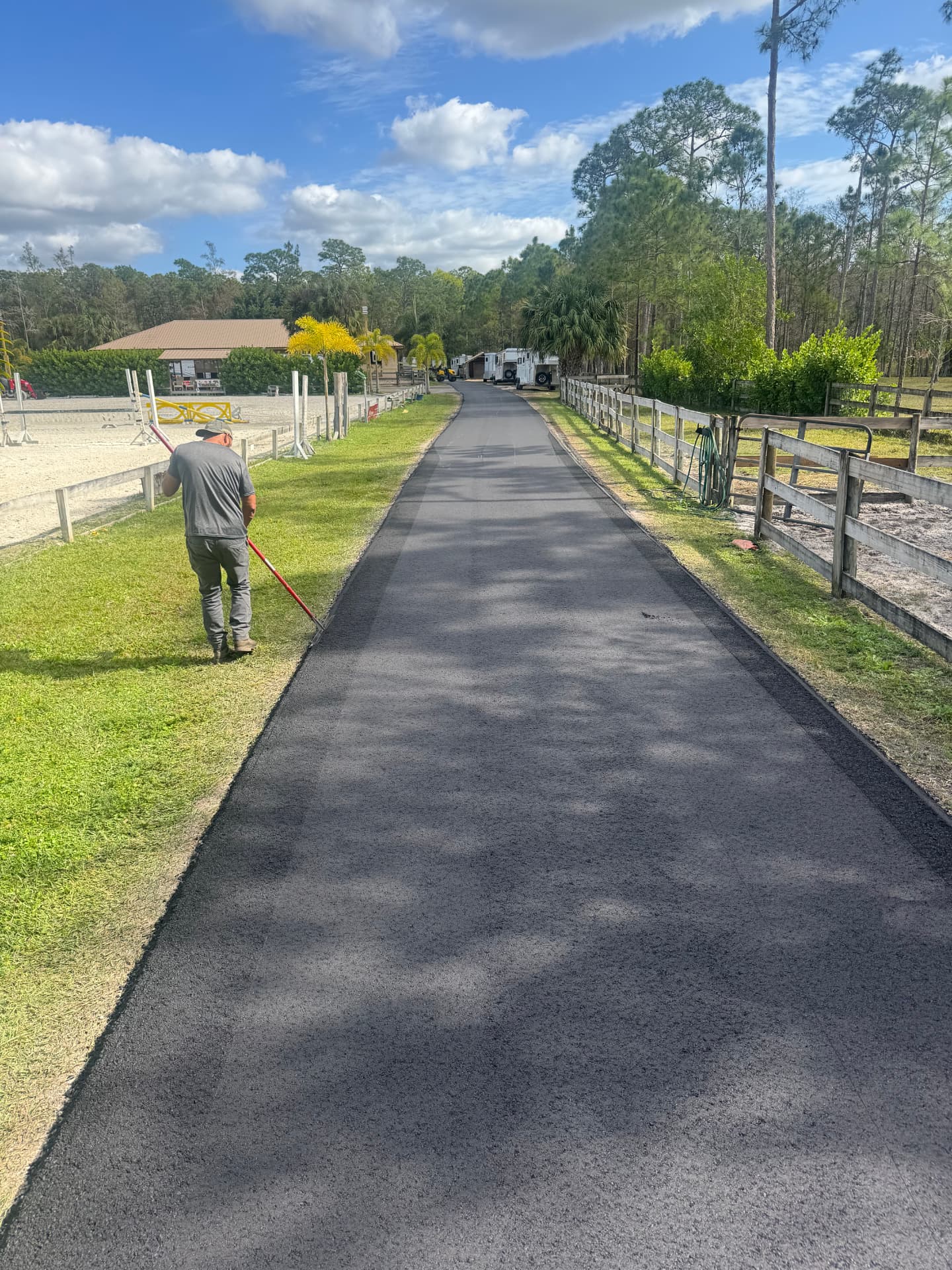 Farm Lane Way Repair project photo 2 by South Florida Paving