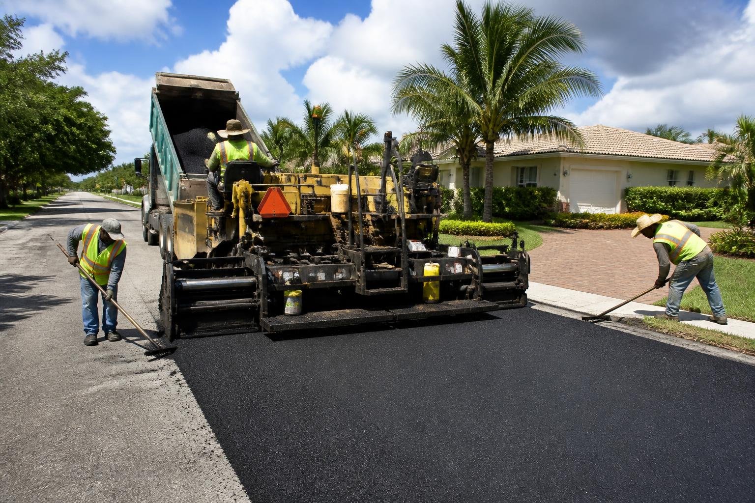 West Palm Beach asphalt project photo 2 by South Florida Paving