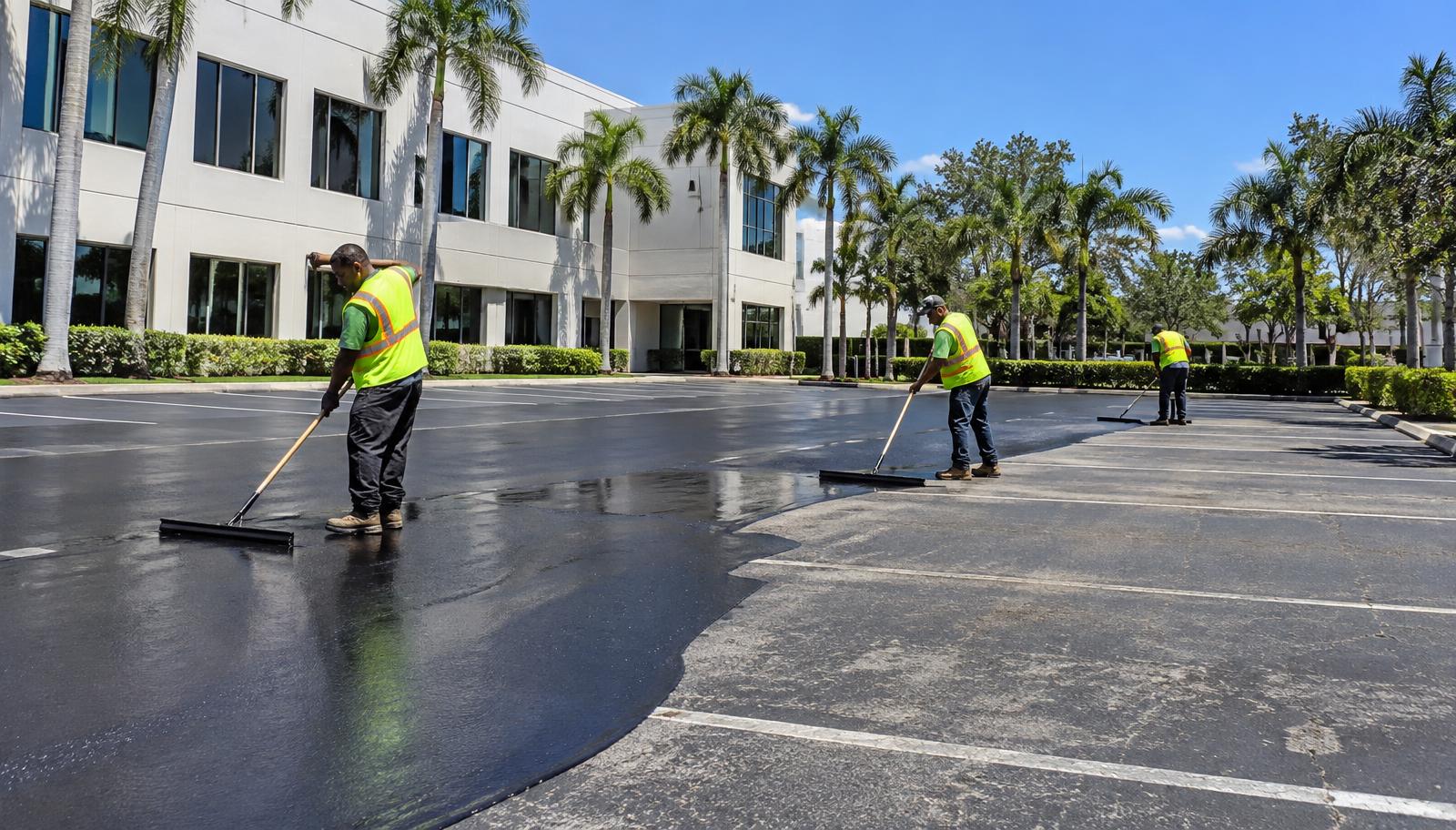 Sealcoating Benefits for Asphalt Pavement in Plantation, Florida